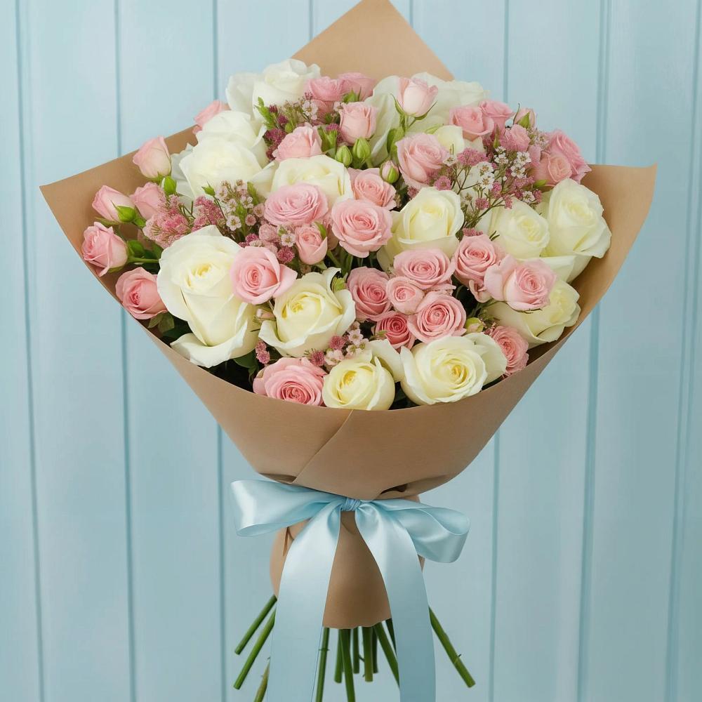 Букет цветов из: Розы в Покачах