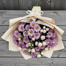 Букет цветов из:  Розы и Хризантемы в Покачах