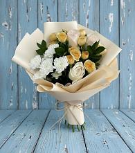 Букет цветов из:  Розы и Хризантемы в Покачах