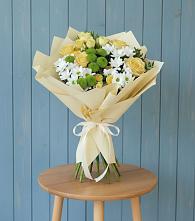 Букет цветов из:  Хризантемы и Розы в Покачах