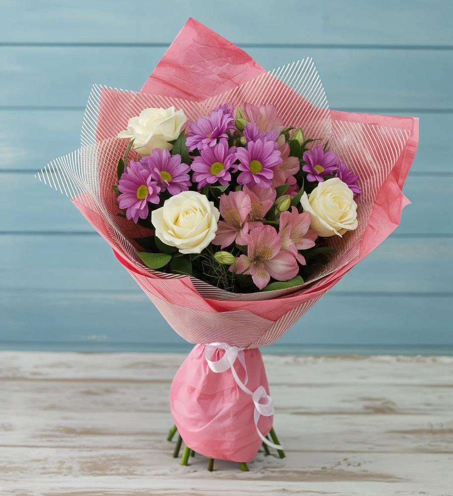 Букет цветов из: Герберы в Покачах