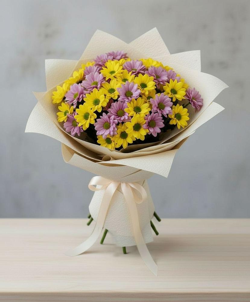 Букет цветов из: Хризантемы в Покачах